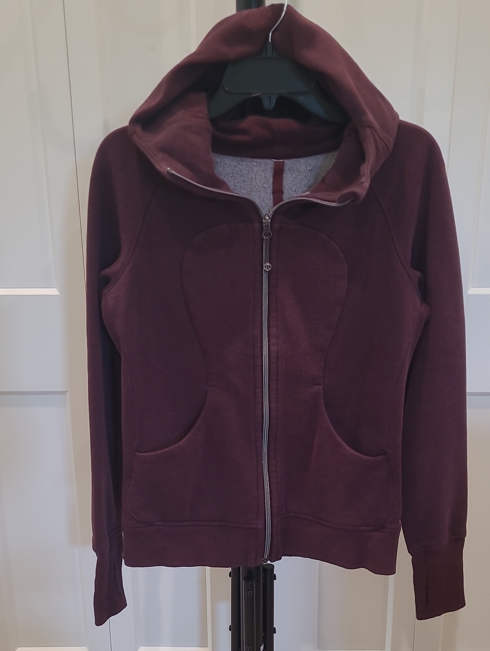lululemon athletica Deep Burgundy Scuba Zip Hoodie